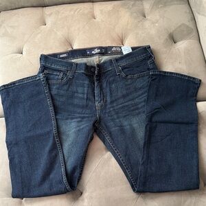 Hollister Dark Blue Relaxed Men's Jeans